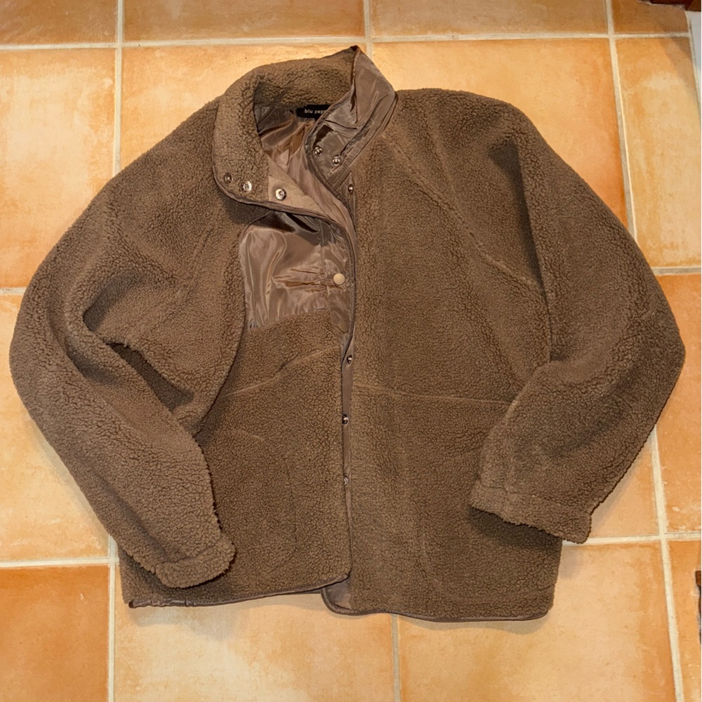 Blu Pepper Brown Puffer Jacket